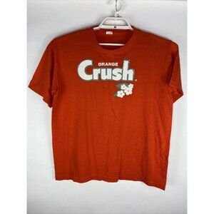 1980s Denver Broncos Orange Crush T-shirt Velva Sheen Tag NFL Tee Cotton Poly